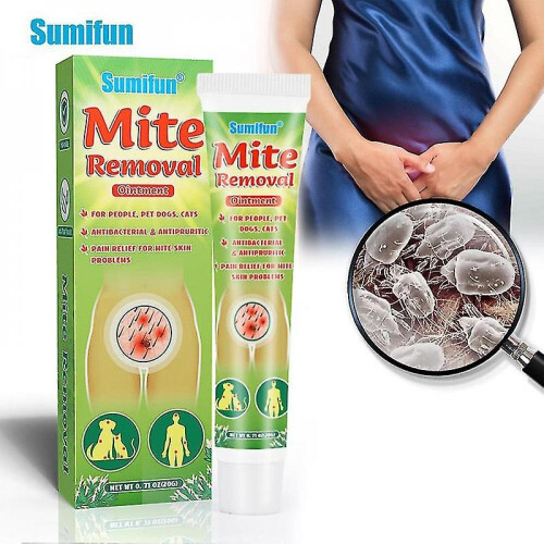 1box 20g Mite Removal Ointment Kill Pubic Lice Head Lices Antibacterial