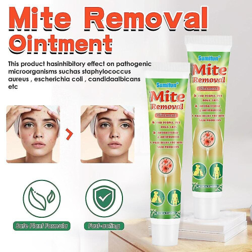 1box 20g Mite Removal Ointment Kill Pubic Lice Head Lices Antibacterial