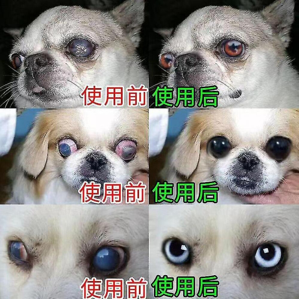 Tib Dog Cataract Eye Drops 20ml Treat Cat Pet Elderly Dog Early Keratitis To Tear Stains Pet Eye Drop Water
