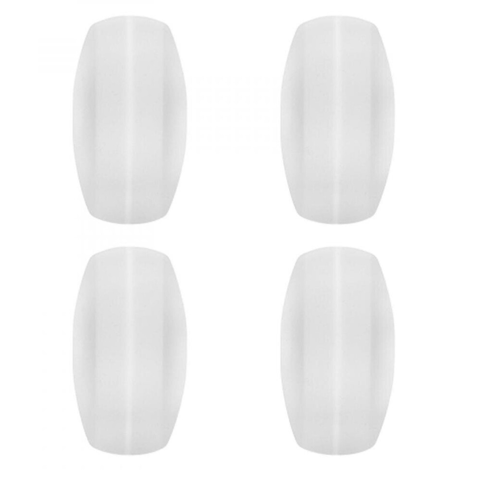 Silicone Shoulder Pad Transparent Shoulder Strap Invisible Decompression Non-slip Shoulder Pad White
