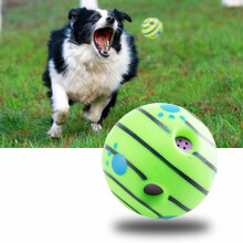 Funny Wobble Wag Giggle Ball Dog Play Training Pet Toy With Sound Hot