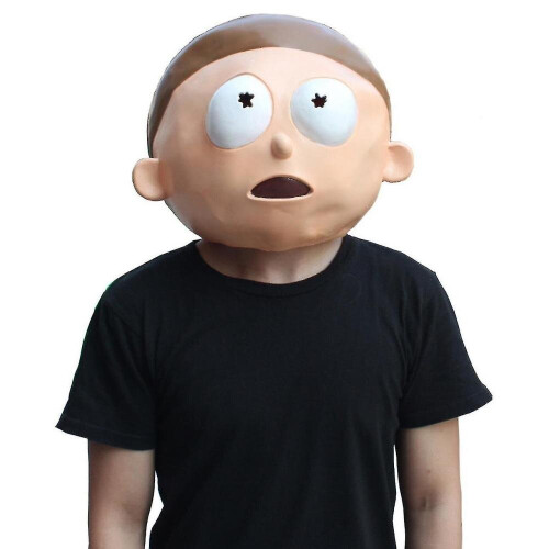 Morty Latex Mask Halloween Anime Cos Headgear Peripheral 2