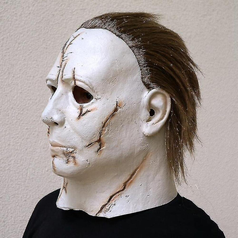 Halloween Latex Full Face Mask Men's Horror Cosplay Costume Halloween-image-OPC-PB6FMTS-NEW