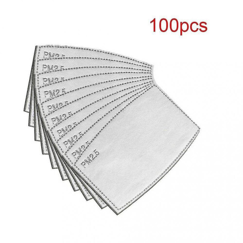 100pcs Filter Face Mask Pm2.5 Activated Carbon Breathing Insert Protective Mouth Perfect Quality 1