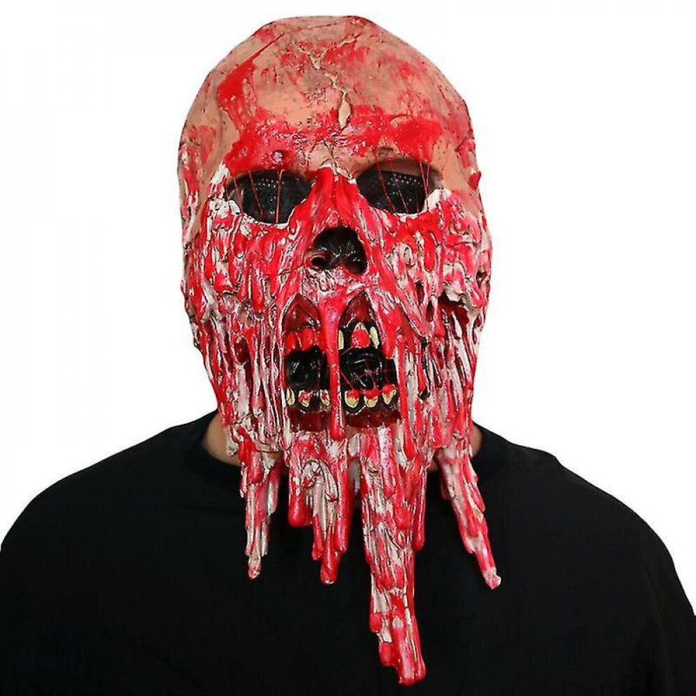 Bloody Zombie Face Mask Horror Cosplay Costume Halloween Party Prop-image-OPC-PB6FMXC-NEW