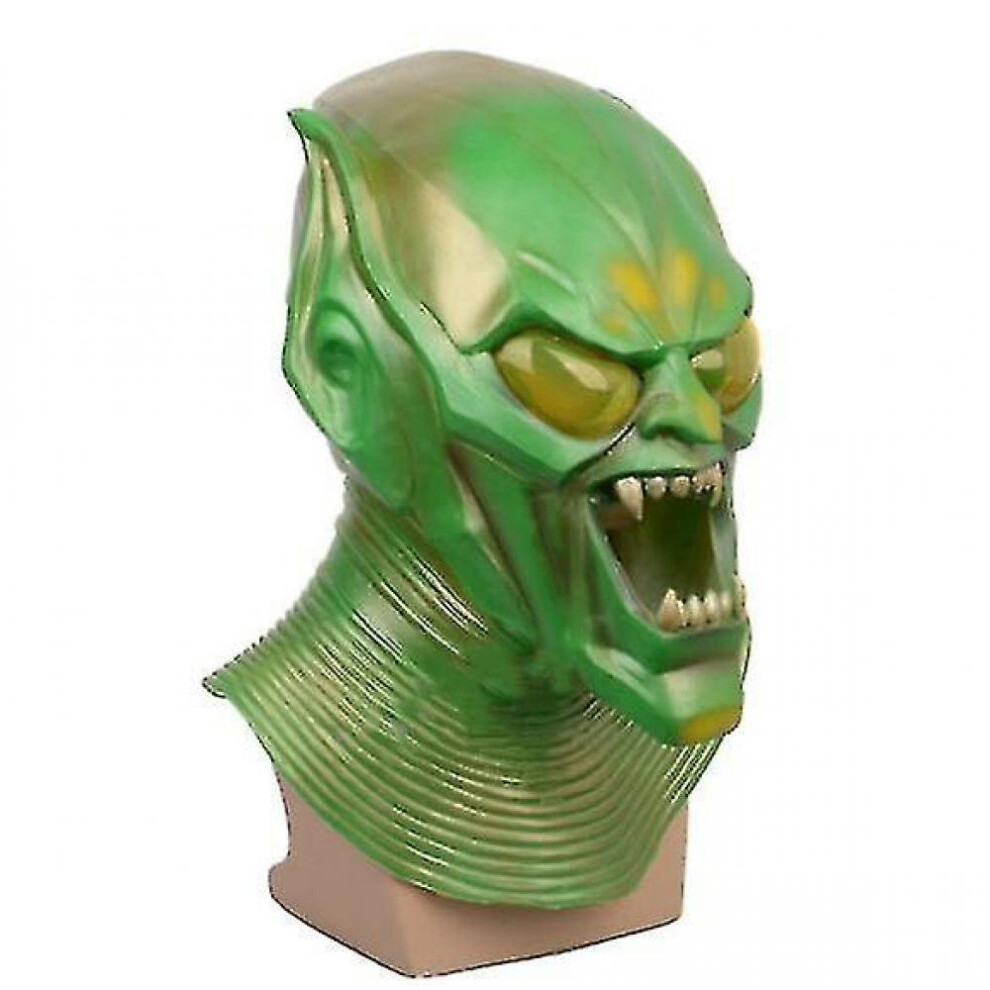 Latex Green Goblin Mask For Cosplay Party Birthday Halloween Christmas Kids Adult-image-OPC-PB6FN67-NEW