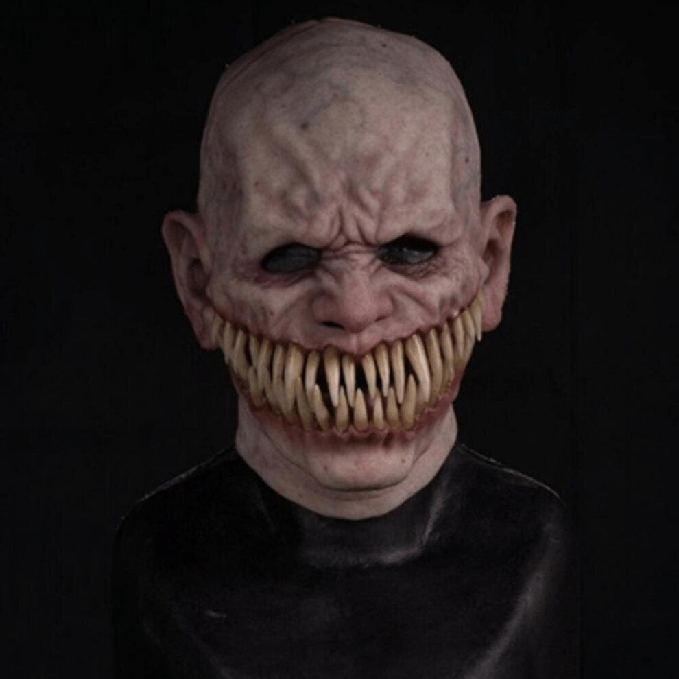 Hkhbjs Vassago Devil Halloween Party Cosplay Horror Demon Full Mask Headgear