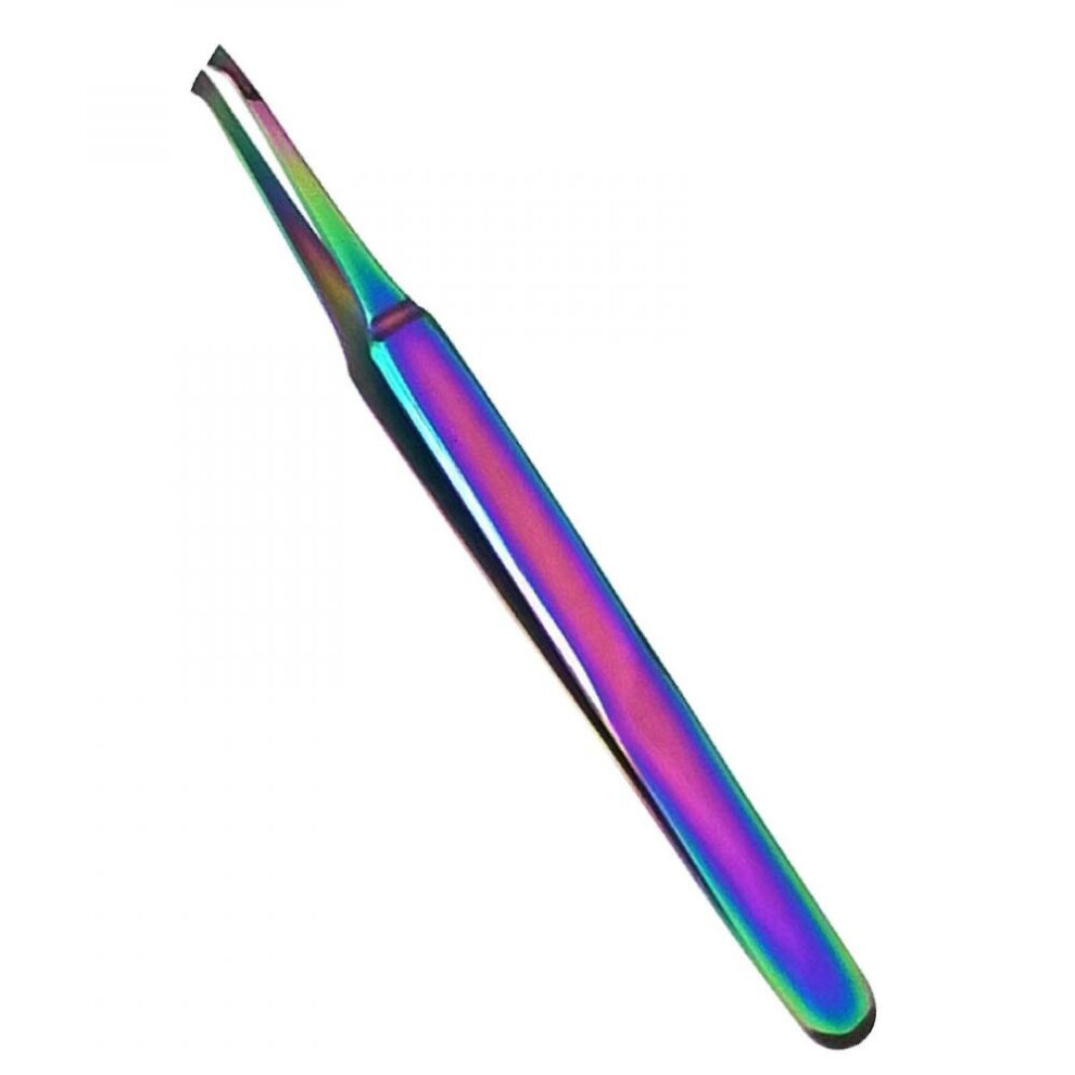 Hkhbjs Professional Eyelash Extension Isolating Rainbow Tweezers