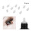 10pcs Eyelash Glue Bottle Plug Blocking Cap Eyelash Extensions Tools Makeup Tool For 4