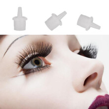 10pcs Eyelash Glue Bottle Plug Blocking Cap Eyelash Extensions Tools Makeup Tool For