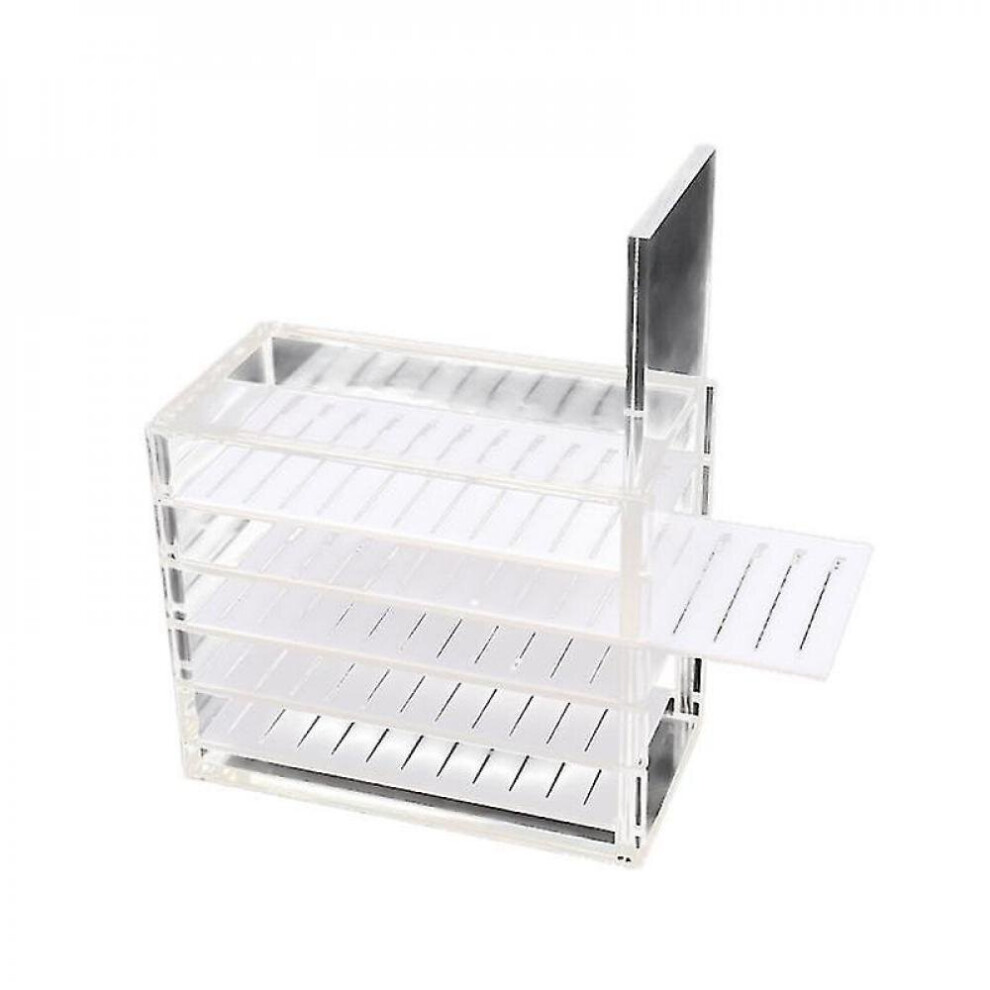 Hkhbjs False Eyelash Storage Box Fake Eyelash Display Rack Acrylic Eyelash Box Drawer Multilayers Dispaly Stand With Scale