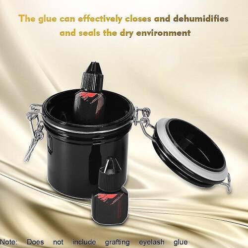 Eyelash Glue Bottle Seal Storage Container Storage Box Activated Carbon Eyelash Extension 1