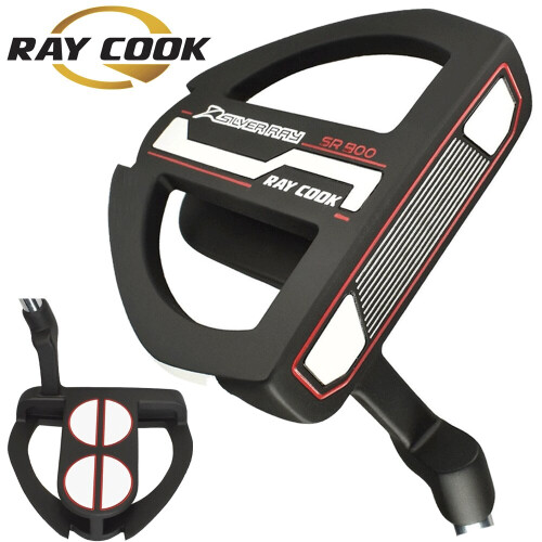 Ray Cook Silver Ray Sr900 35'' Putter +Headcover & Midsize Grip