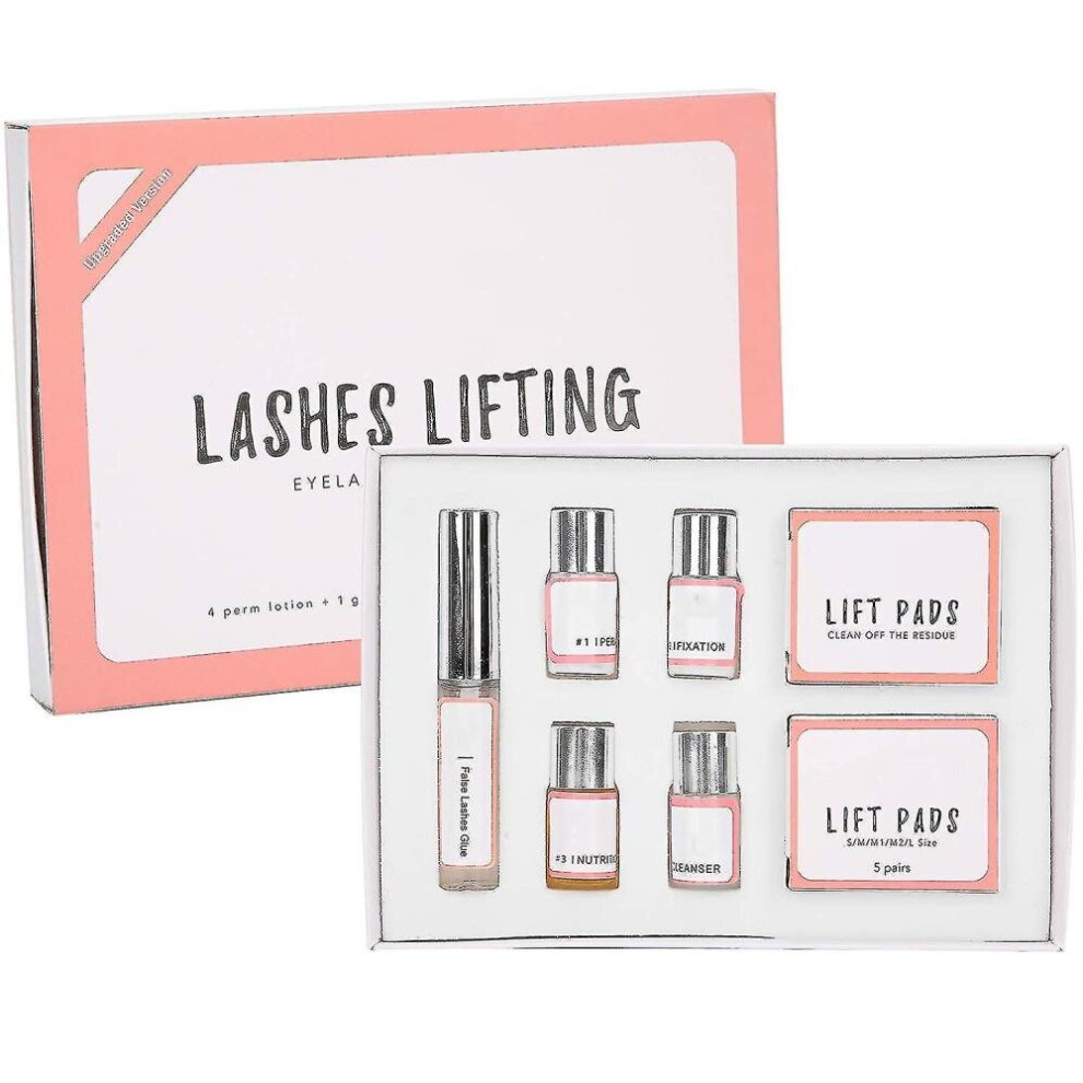 Hkhbjs Zysd Eyelash Perm Kit, Lash Lift With Keratin Conditioner Serum Perming Semi-Permanent Curling Wave Professional Quality