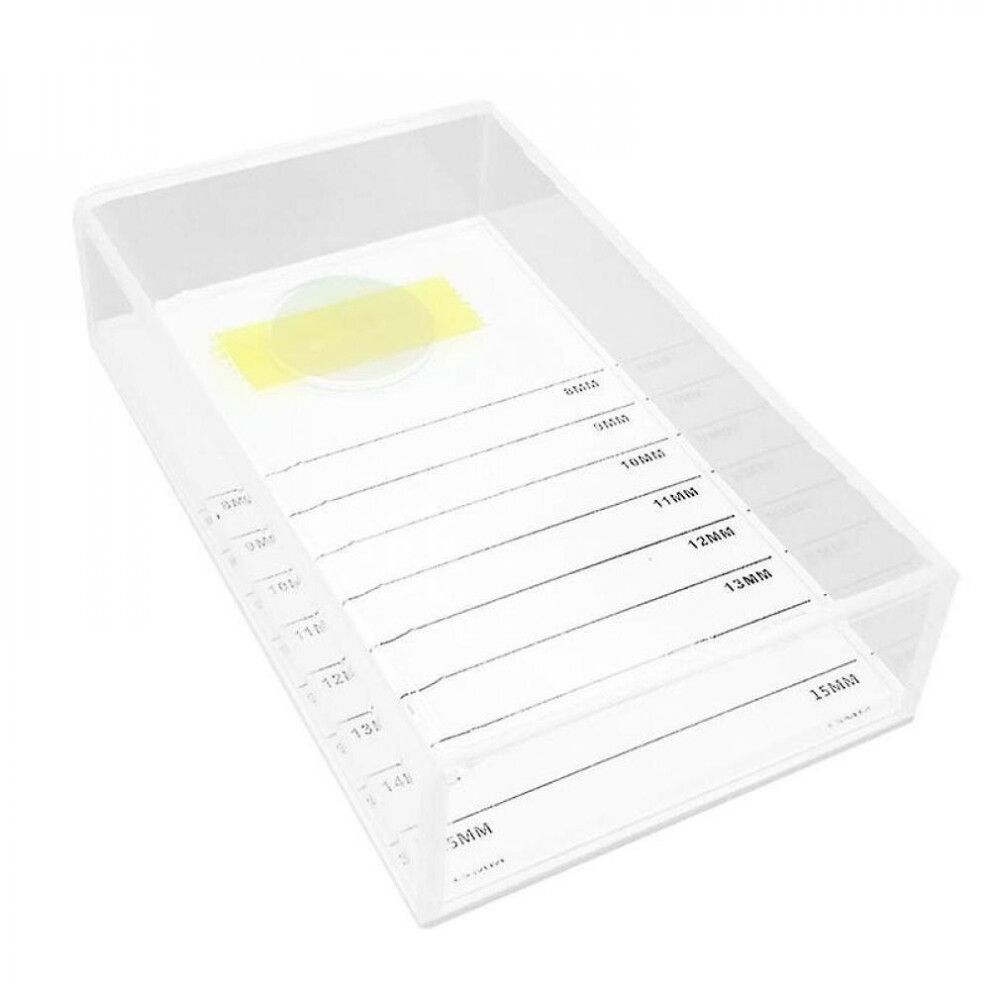 Hkhbjs Grafted Eyelash Storage Box Grafting Eyelash Plate With Cover (White)