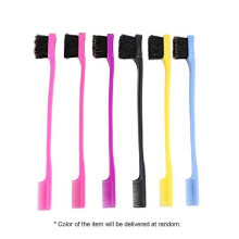 5pcs Makeup Eyebrow Brush Eyelash Comb Double-ended Portable Eye Powder Brush Brow Comb