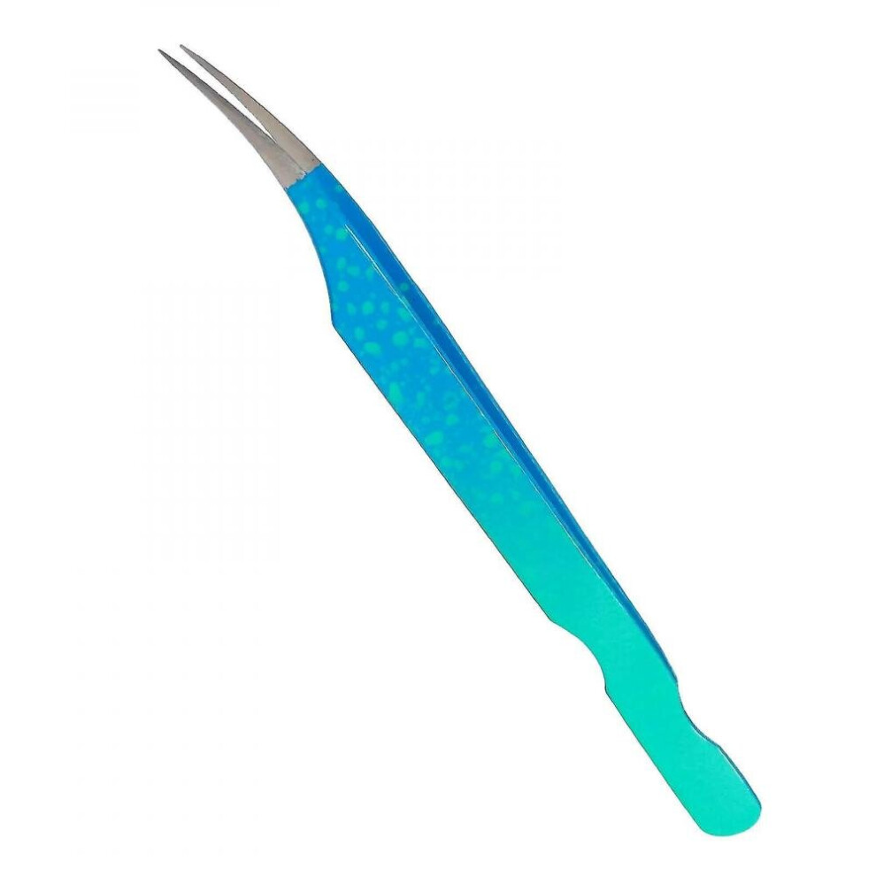 Hkhbjs Professional Eyelash Extension Isolating Individual (C Type) Tweezers