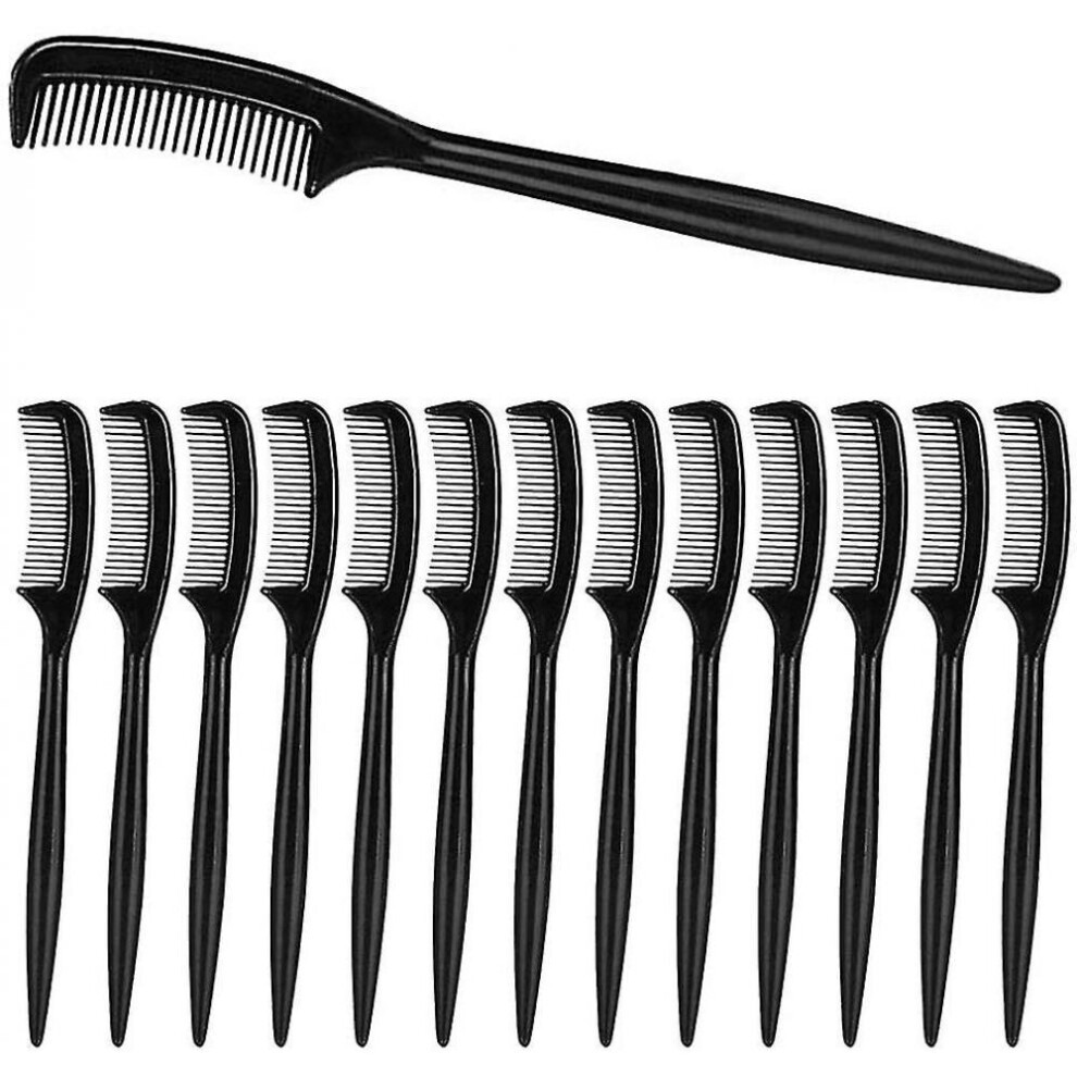 Hkhbjs Black 15 Pcs Plastic Eyelashes Comb Portable Eyebrow Brush Eye Lashes Separator