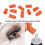 10pcs Eyelash Glue Bottle Plug Blocking Needle Eyelash Extensions Tools Makeup Tool For 2
