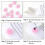 Eyelash Extension Glue Holder Flower Shape Glue Cup Plastic Pad 4