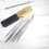 500 Pcs Disposable Micro Applicator Brush For Eyelash Extension, Lips Mascara Wands Black 5