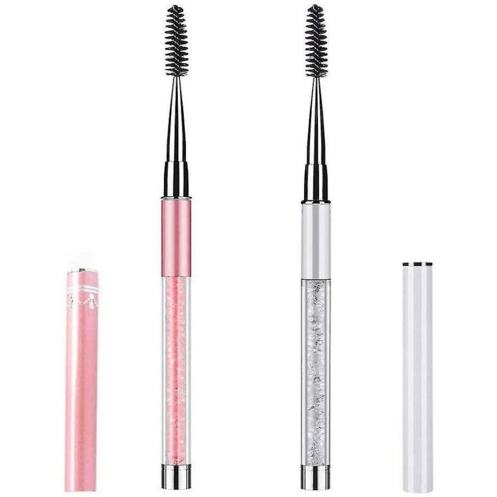 Hkhbjs 2 Pcs Eyelash Mascara Brushes, Eyebrow Brushes Mascara Wands For Eyelash