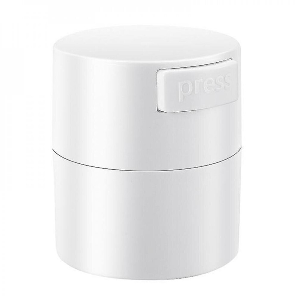 Hkhbjs White Beaupretty Eyelash Glue Storage Jar Sealed Eyelashes Extension Glue Organizer Storage Tank Container (White)