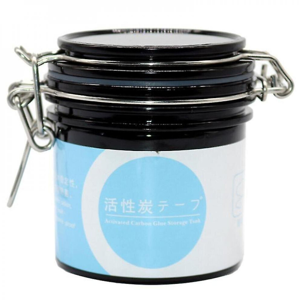 Hkhbjs Black Plastic Eyelash Glue Storage Holder Eyelashes Extension Glue Jar (Black)