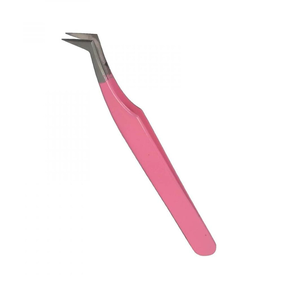 Photos - Makeup Brush / Sponge HKHBJS Professional Eyelash Extension Isolating Pink 6asa Tweezers 