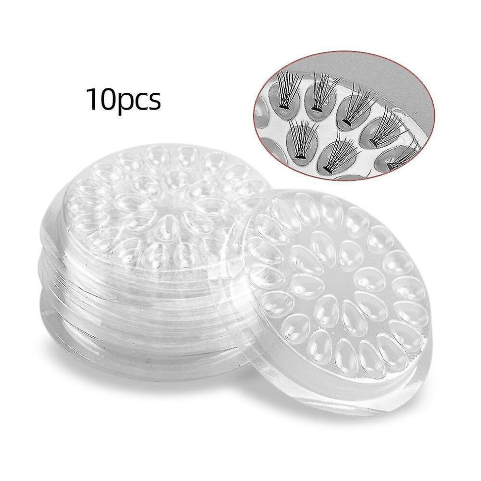 Hkhbjs 10Pcs Eyelash Glue Holder Eyelash Extension Glue Holder Pallete