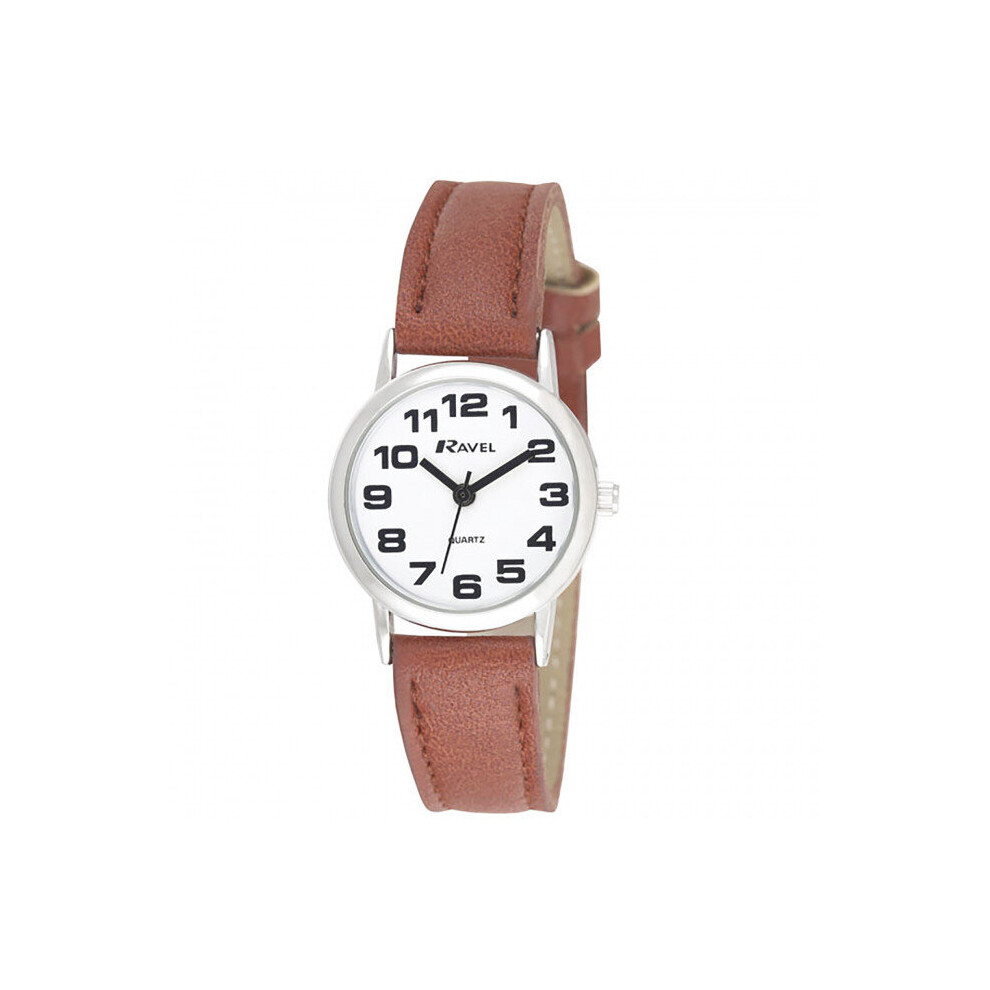 Ravel Ladies Easy Read Watch With Bold Large Numbers.