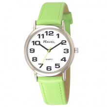 Ravel Unisex Easy Read Watch with Bold Large Numbers.