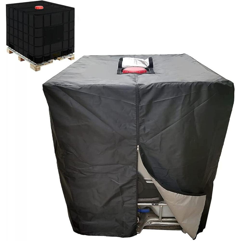 Ibc Water Tank Cover 1000 L Rain Water Cistern Container Cover With Zipper Windproof Anti-Uv Tear Resistant 7547469203885
