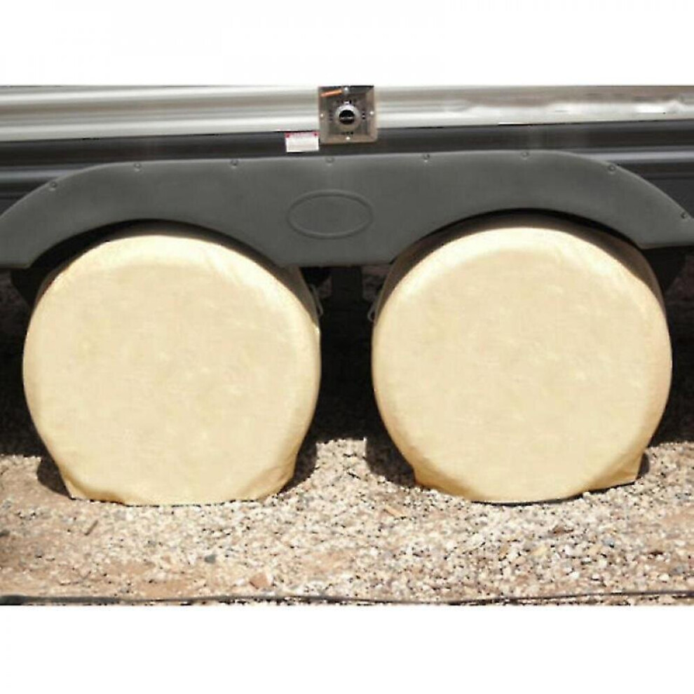 4Pcs Wheel Tire Covers For Rv Auto Truck Car Camper Trailer To 28" Diameter 7547469201850