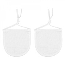 1 Set 2pcs Stoma Protector Cotton Trach Shield Tracheostomy Dust-proof Cover