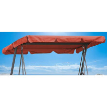 universal Replacement Canopy For 3 Seater Garden Swing - Replacement Cover - Canopy (red, 164 X 114 X 15 Cm)