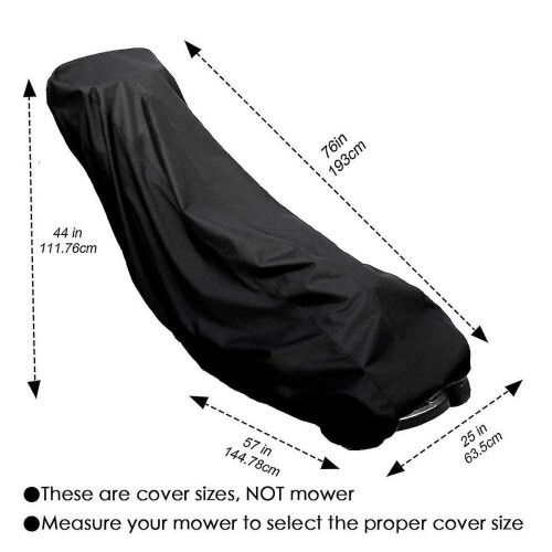 Waterproof Lawn Mower Cover,with Drawstring And Cover Storage Bag 2