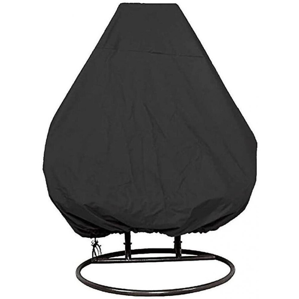 Patio Hanging Chair Cover 115*190cm 210d Oxford Fabric Garden Cocoon Egg Chair Garden Furniture Protective Cover With Drawstrings