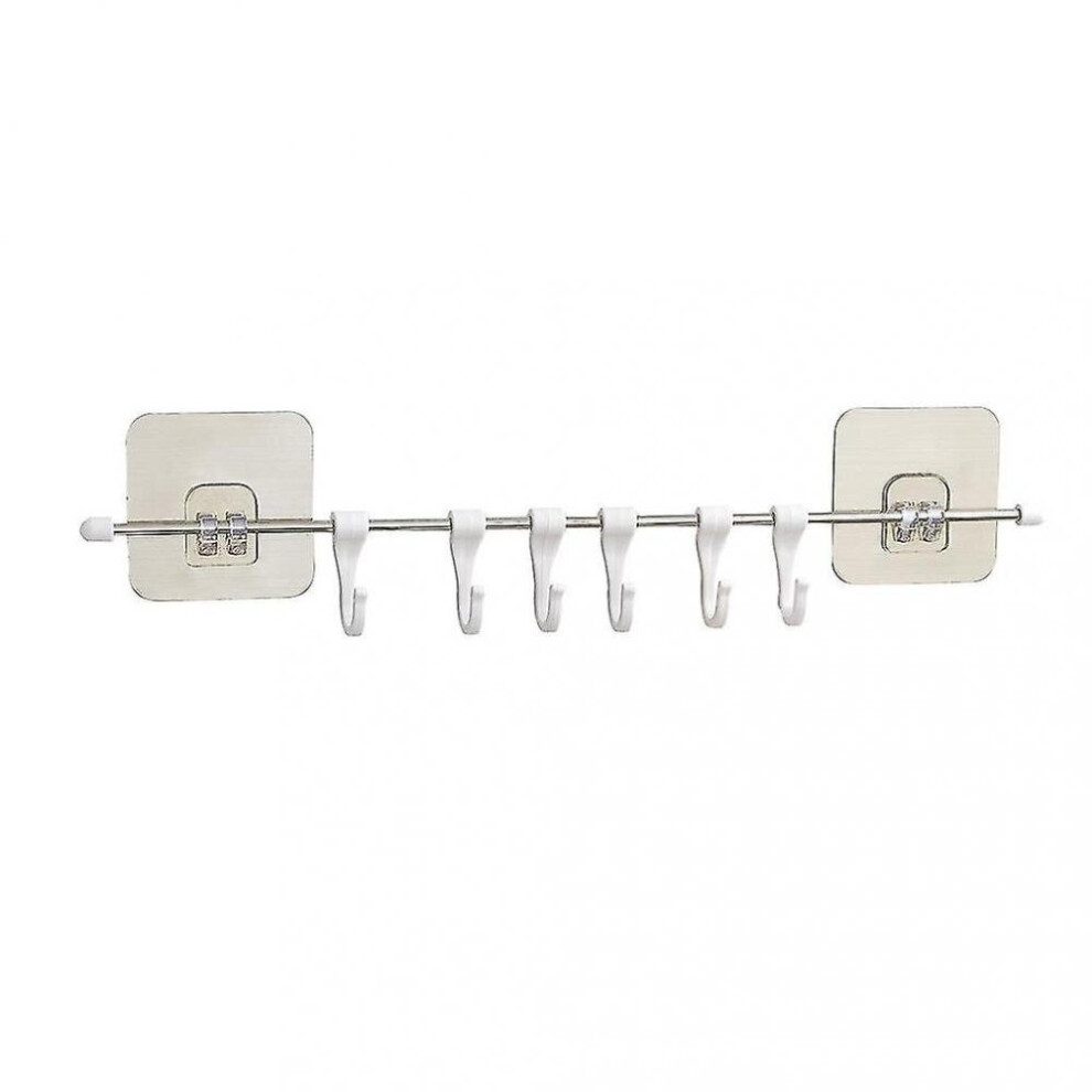 Kitchen Utensils Rack Holder Ceiling Wall Cabinet Hanging Rod Storage Organizer