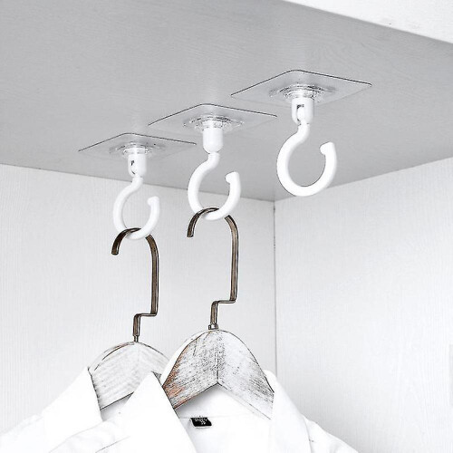 5 Pcs 360 Punch Free Hook Multi-function Paste Hooks Door Rear Hook 1