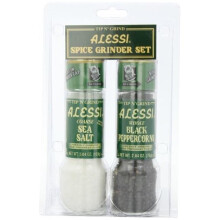 Alessi Grinder Sea Salt Black Prcrn Set 2 Pk (Pack Of 6)