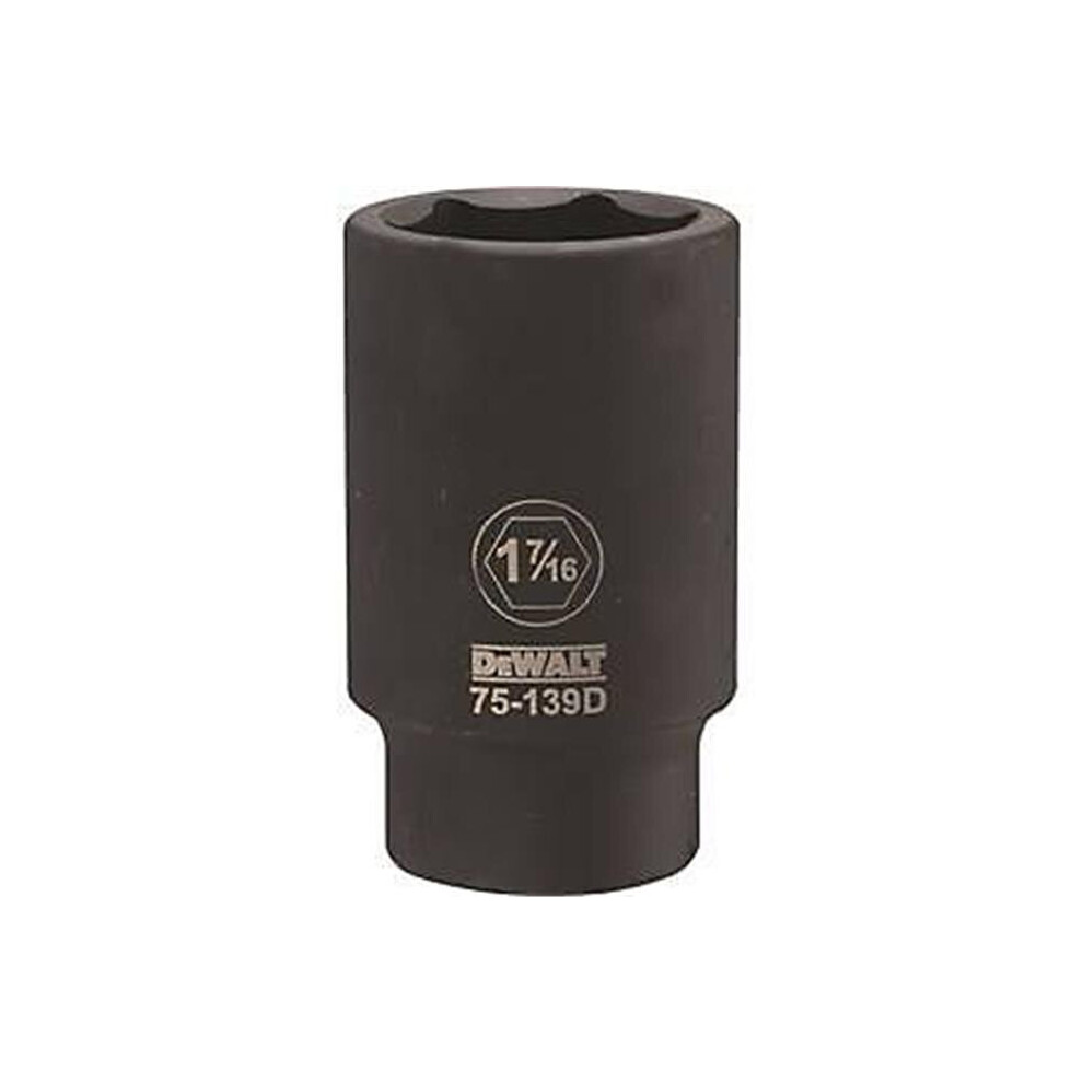 Stanley Tools  DWMT75139OSP Impact 0.75 Drive Socket, 1.437