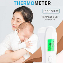 Handheld Infrared Thermometer Forehead Body Temperature Meter Lcd Display For Baby Adult