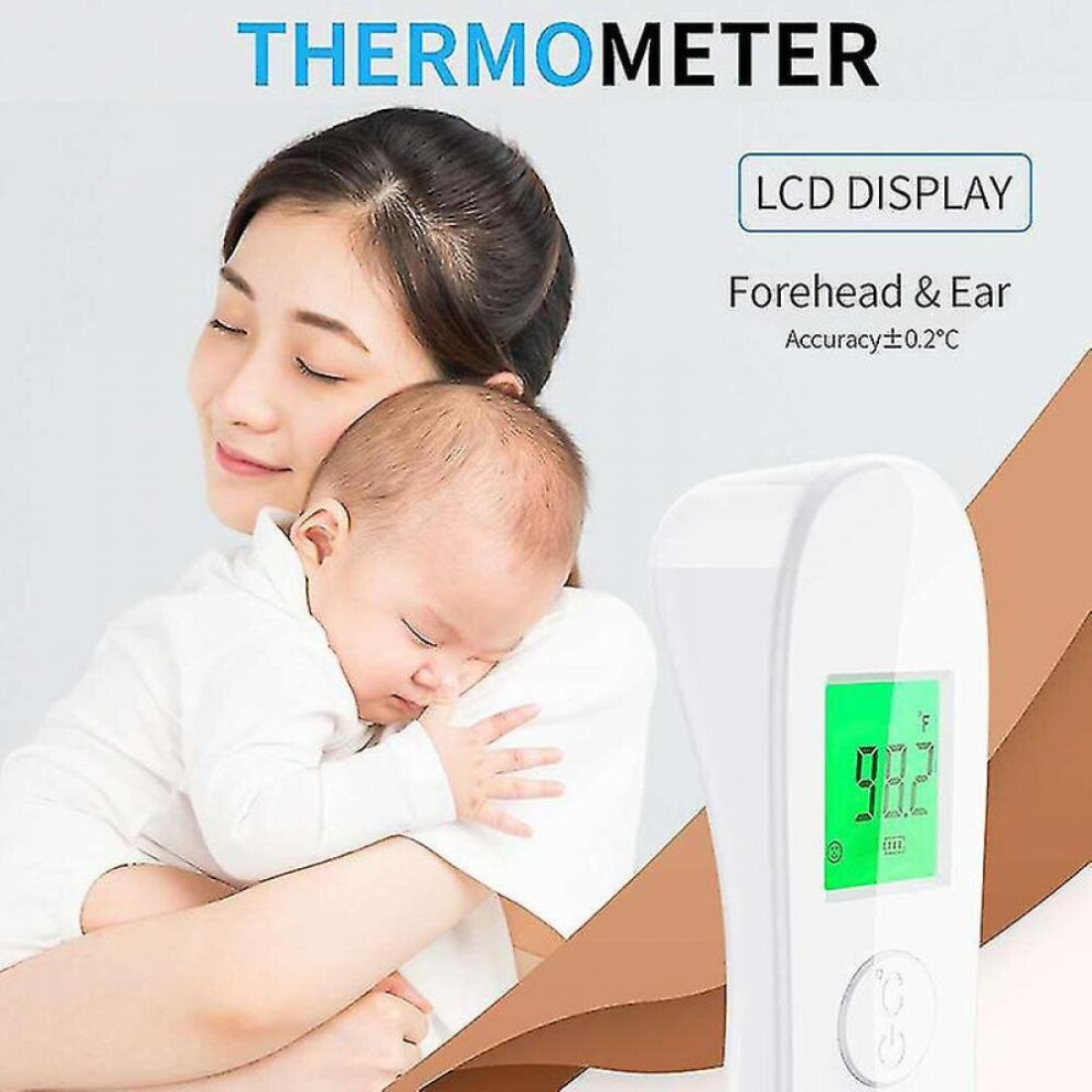 Hkhbjs Handheld Infrared Thermometer Forehead Body Temperature Meter Lcd Display For Baby Adult