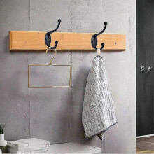 10 Pcs Retro Coat Hooks Wall Mounted Vintage Metal Door Hooks For Bathroom