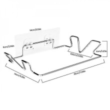 s Kitchen Trash Bag Rack Cabinet Door Garbage Bags Holder Stainless Steel