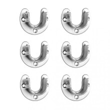 6pcs Wall Mounted Wardrobe Easy Installation Cabinet Support With Screws Shower