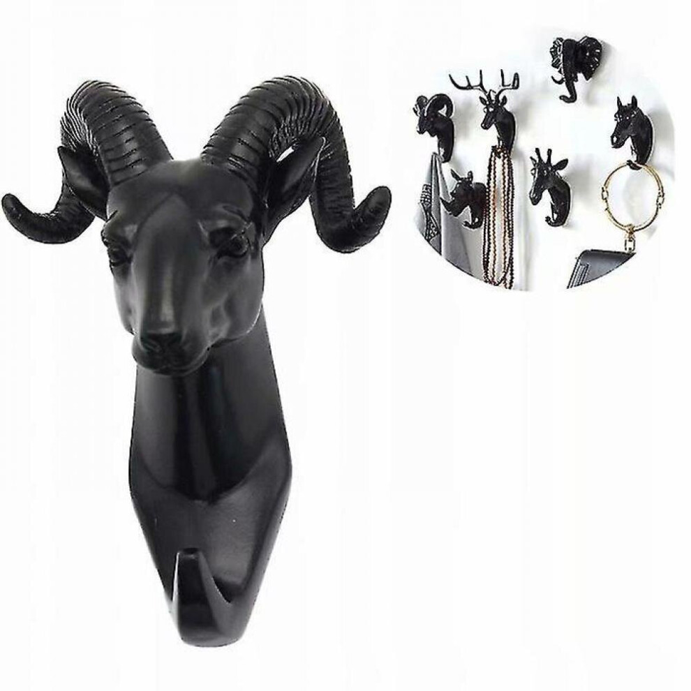 Coat Rack And Coat Rack Towel Rack Wall Hook Key Animal Coat Rack Black Sheep 7547469179555