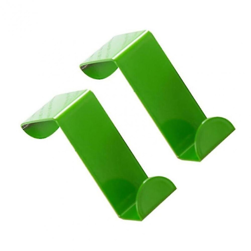 2-Piece Perforated Free Alloy Metal Hook Behind The Door 7547469178312