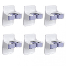 Wall Mounted Mop Organizer Holder Brush Hanger Storage Rack Kitchen Tool